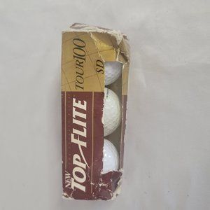 Vintage Top Flite Tour 100 SD (1) Sleeve High Spin Control USA Made